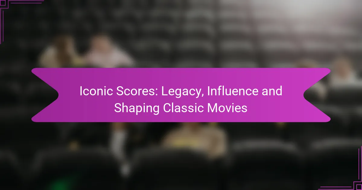 Iconic Scores: Legacy, Influence and Shaping Classic Movies